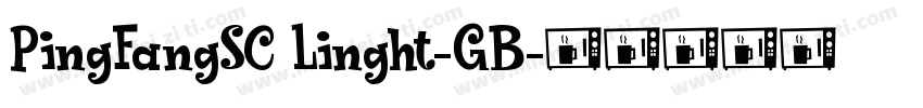 PingFangSC Linght-GB字体转换